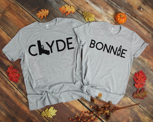 Bonnie and Clyde T-shirts