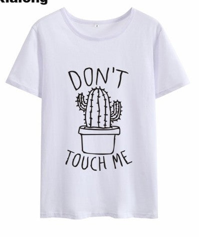 DON'T TOUGH ME Cactus T Shirt Women