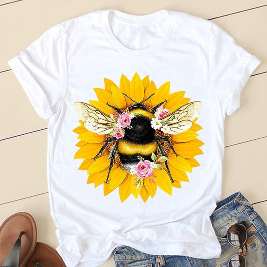 Bee's and Flowers T-Shirts